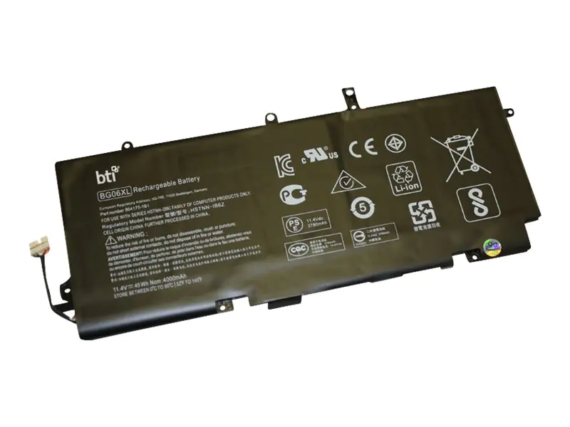 BTI - Laptop-Batterie (gleichwertig mit: HP 805096-005, HP BG06XL, HP BG06045XL-PL, HP 804175-1B1) - Lithium-Polymer - 3 Zellen - 3780 mAh