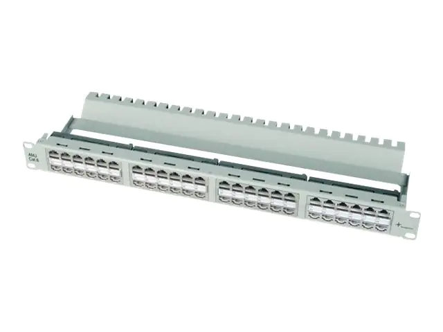 Telegärtner Karl Gärtner Telegärtner - Patch Panel - CAT 6 - RJ-45/RJ-11/RJ-12 X 48 - Hellgrau