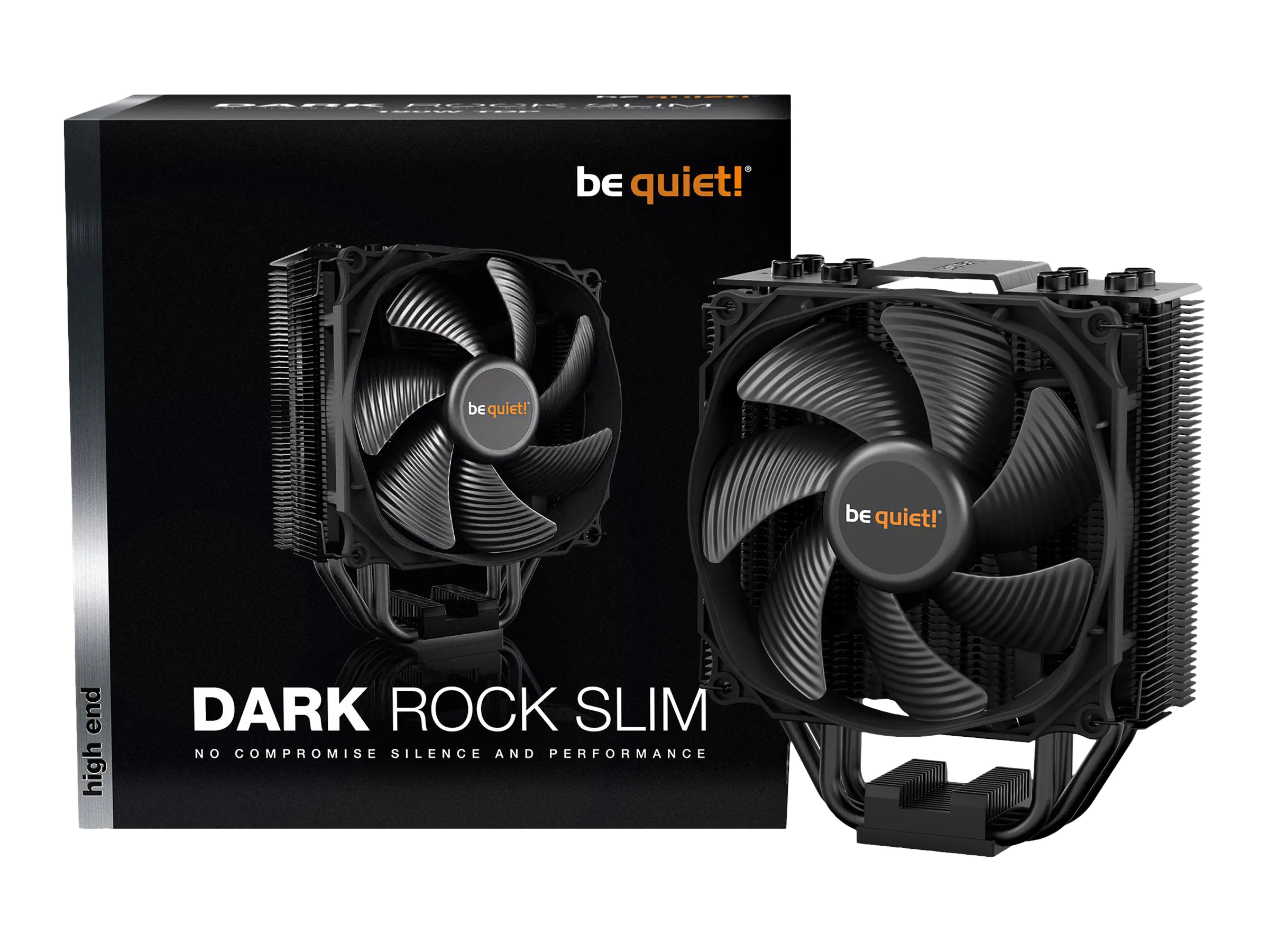 be quiet! Dark Rock Slim - Prozessor-Luftkühler - (für: LGA1150, LGA1151, LGA1155, LGA1200, LGA1700, LGA2011-3 (Square ILM), LGA2066, AM4) - Kupfer - 120 mm - Schwarz be quiet! Dark Rock Slim - Prozessor-Luftkühler - (für: LGA1150, LGA1151, LGA1155, LGA1200, LGA1700, LGA2011-3 (Square ILM), LGA2066, AM4) - Kupfer - 120 mm - Schwarz