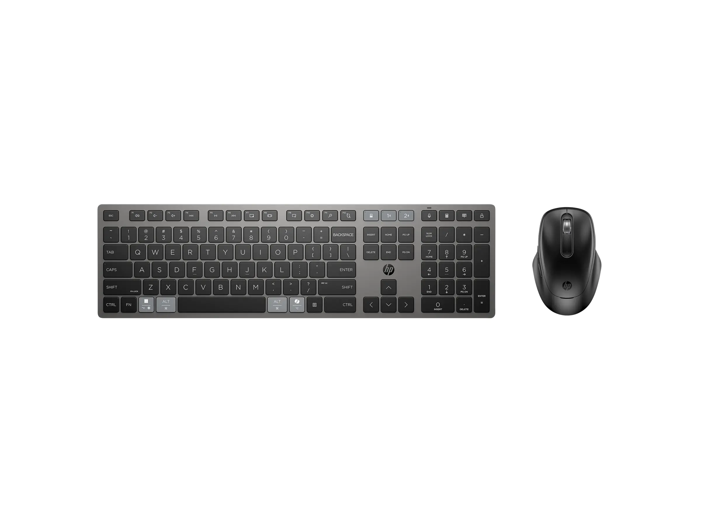 HP 720 - Tastatur-und-Maus-Set - Multigerät, wiederaufladbar, betrieben durch SuperCapacitor, p