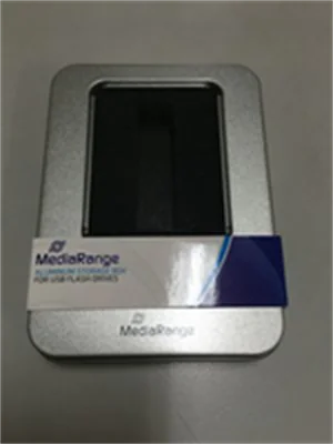 MEDIARANGE Aluminium-Box Aufbewahrung USB Sticks 115x85x22mm BOX901