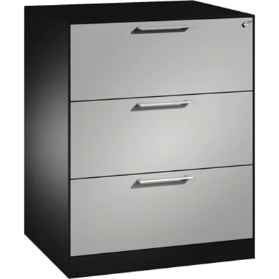 C+P Hängeregistraturschrank Asisto 146243312S10054 A4 2bhg sgr/wsalu C+P Hängeregistraturschrank Asisto 146243312S10054 A4 2bhg sgr/wsalu