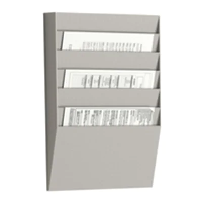 Paperflow Wand-Sortiertafel H 6F A4H1X6.02 DIN A4 grau