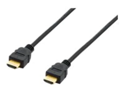 equip High Speed - HDMI-Kabel mit Ethernet - HDMI männlich zu HDMI männlich - 1.8 m - Schwarz equip High Speed - HDMI-Kabel mit Ethernet - HDMI männlich zu HDMI männlich - 1.8 m - Schwarz