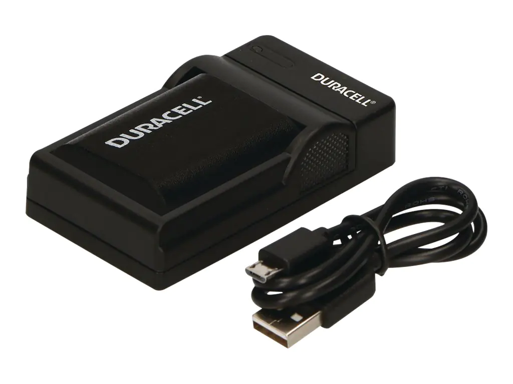 Duracell - USB-Batterieladegerät - Schwarz - für Canon LC-E6, LC-E6E, XC10, XC15; EOS 5D, 5DS, 60, 6D, 70, 7D, 80, 90, R, R5, R6, R7, Ra Duracell - USB-Batterieladegerät - Schwarz - für Canon LC-E6, LC-E6E, XC10, XC15; EOS 5D, 5DS, 60, 6D, 70, 7D, 80, 90, R, R5, R6, R7, Ra