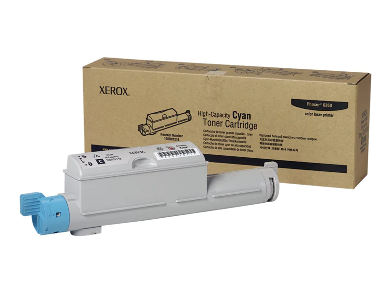 Xerox Phaser 6360 - Mit hoher Kapazität - Cyan - Original - Tonerpatrone - für Phaser 6360DA, 6360DB, 6360DN, 6360DT, 6360DX, 6360N