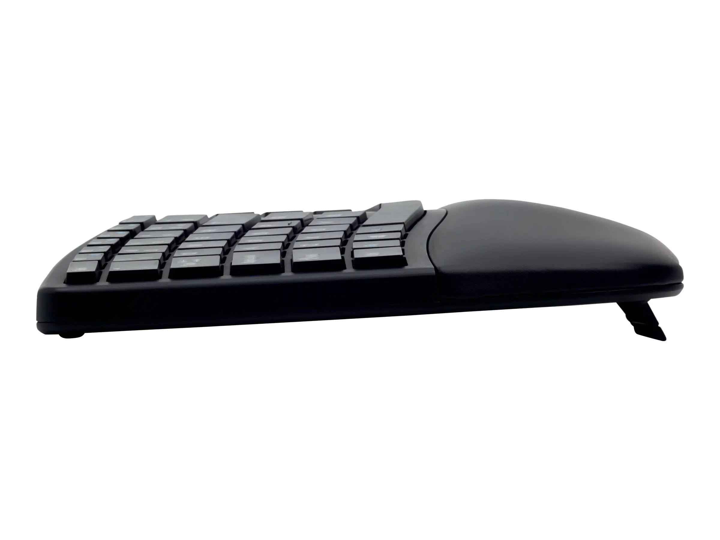 Kensington Pro Fit Ergo Wireless Keyboard - Tastatur - kabellos - 2.4 GHz, Bluetooth 4.2 - Französisch - Schwarz