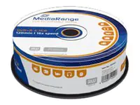 MEDIARANGE 25 x DVD+R - 4.7 GB (120 Min.) 16x MR404