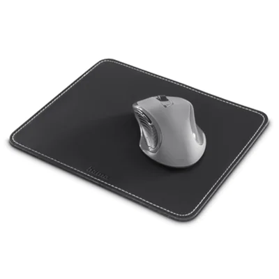 Hama Mauspad"Lederoptik" Schwarz 00126856