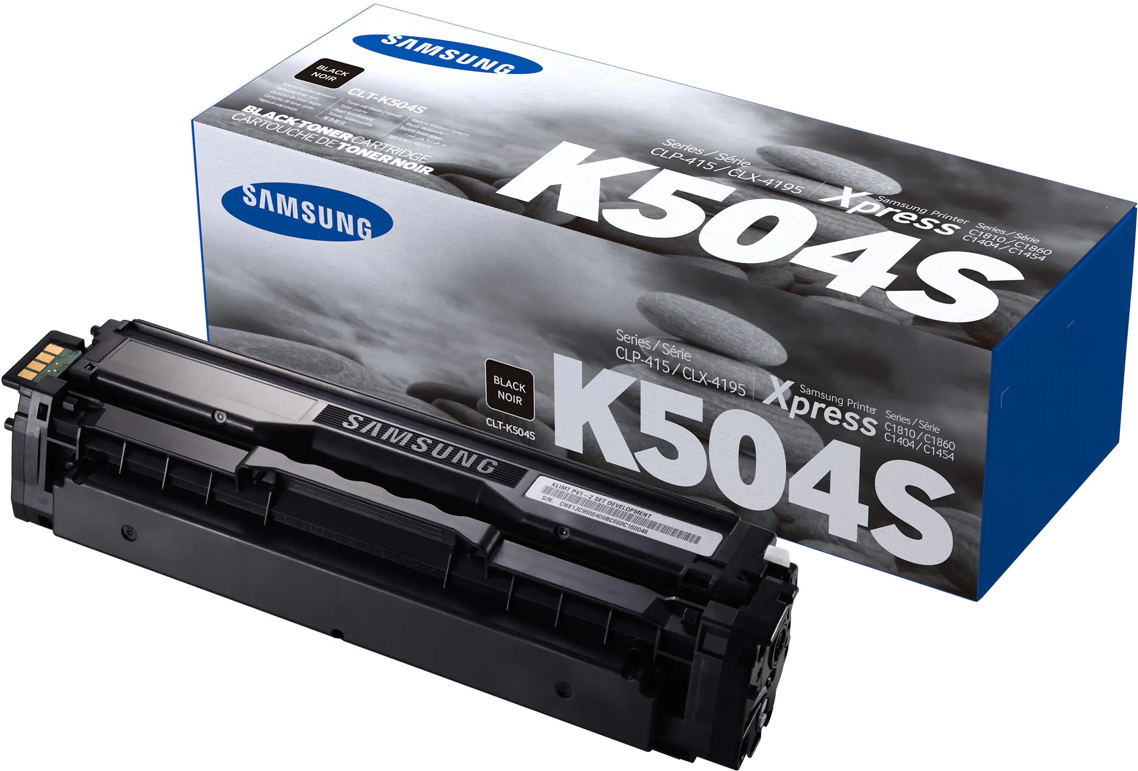 Samsung CLT-K504S - Schwarz - Original - Tonerpatrone (SU158A) - für Samsung CLP-415, CLX-4195; MultiXpress SL-C1453, C1454; Xpress SL-C1404, C1810, C1860 Samsung CLT-K504S - Schwarz - Original - Tonerpatrone (SU158A) - für Samsung CLP-415, CLX-4195; MultiXpress SL-C1453, C1454; Xpress SL-C1404, C1810, C1860
