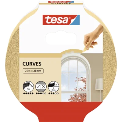 tesa Malerband Kurven 56533-00001-00 25mmx25m tesa Malerband Kurven 56533-00001-00 25mmx25m