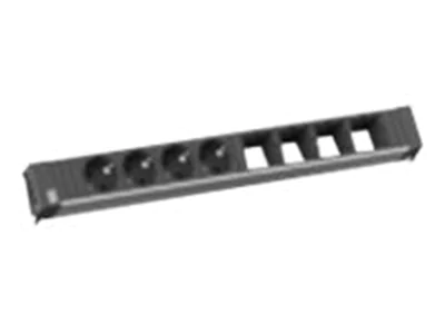 Bachmann - Steckdosenleiste - Eingabe, Eingang GST18i3 - Ausgangsanschlüsse: 4 (French / UTE) - Frankreich - Schwarz Bachmann - Steckdosenleiste - Eingabe, Eingang GST18i3 - Ausgangsanschlüsse: 4 (French / UTE) - Frankreich - Schwarz