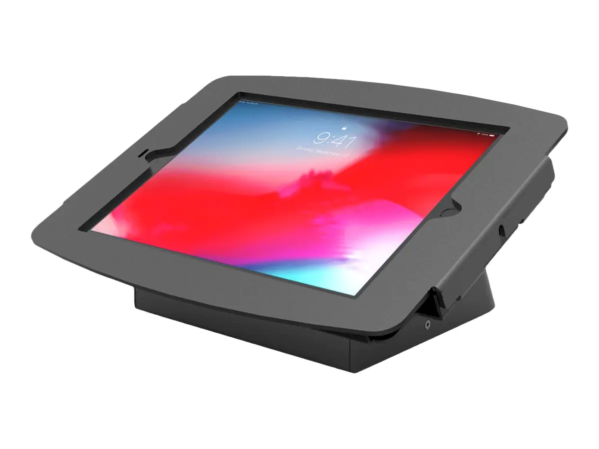 Compulocks iPad Mini 8.3" Space Enclosure AV Conference Room Capsule - Befestigungskit (Basis, Gehäuse) - 25° Betrachtungswinkel - für Tablett - AV-Konferenz Raumkapsel - verriegelbar - hochwertiges Aluminium, Edelstahl - Schwarz - Bildschirmgröße: 21.1 c