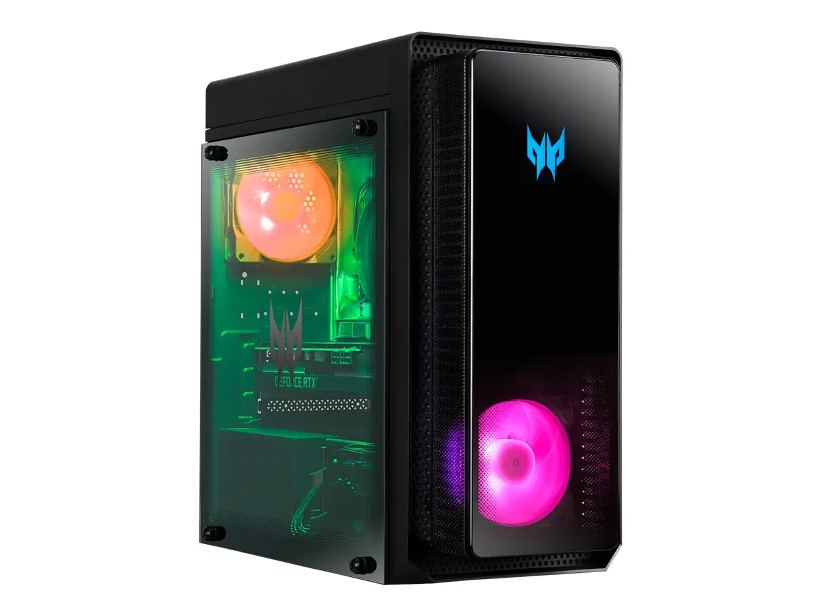 Acer Predator Orion 3000 PO3-640 - Tower - Core i7 12700F / 2.1 GHz - RAM 32 GB - SSD 1.024 TB - GF RTX 3070 - GigE, 802.11ax (Wi-Fi 6E) - WLAN: Bluetooth, 802.11a/b/g/n/ac/ax (Wi-Fi 6E) - Win 10 Home 64-Bit - Monitor: keiner