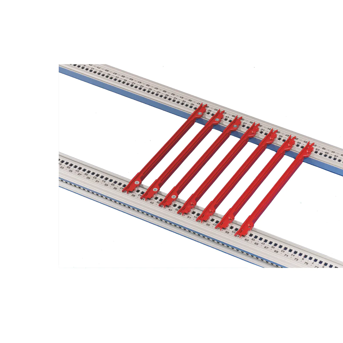 SCHROFF GUIDE RAIL 4.4"160D 10PCS