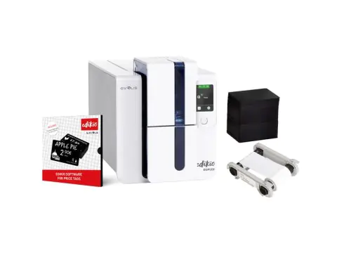 Evolis Edikio Duplex Price Tag solution beidseitig 12 Punkte/mm 300dpi USB Ethernet - Druc