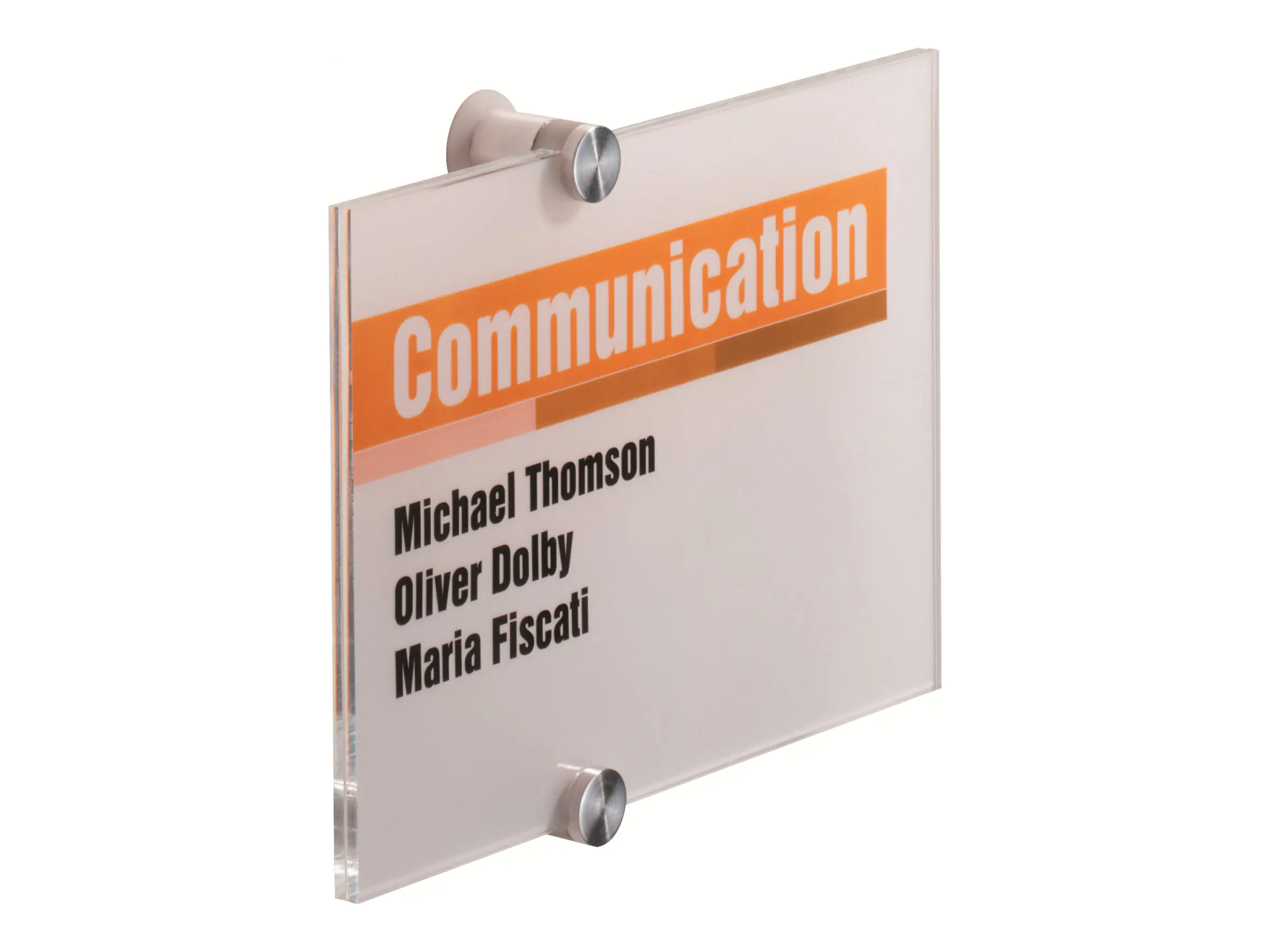 DURABLE Türschild CRYSTAL SIGN 482319 210x148mm transparent