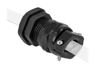 Delock Kabelverschraubung - Schwarz, RAL 9005