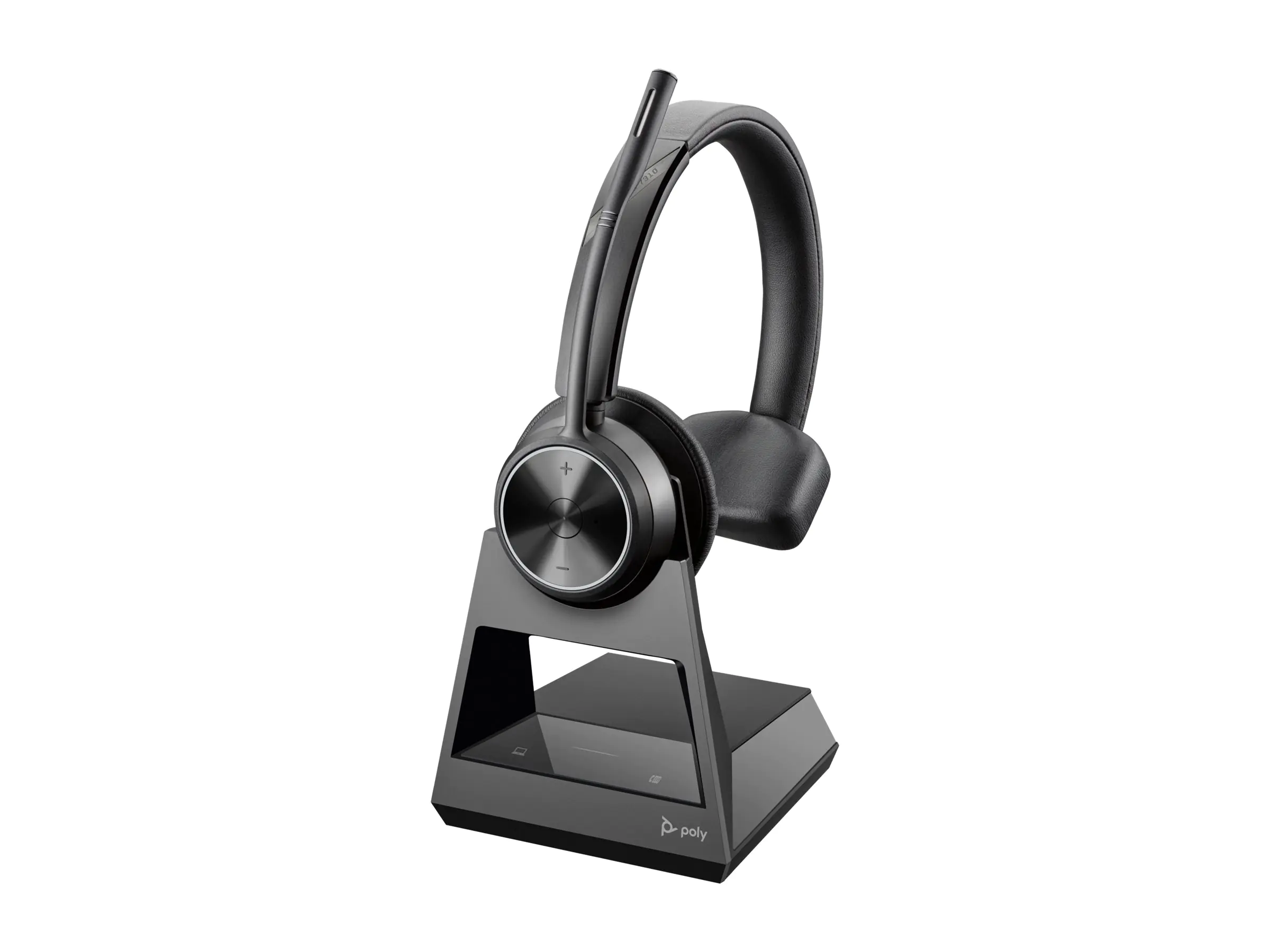 Poly Savi 7310 Office - Savi 7300 series - Headset - On-Ear - DECT - kabellos - Schwarz