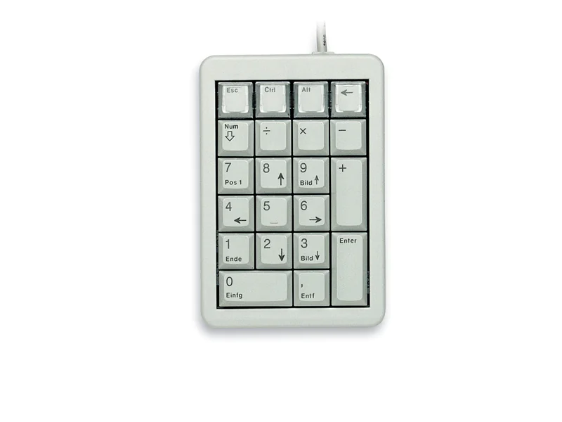 CHERRY Keypad G84-4700 - Tastenfeld - USB - Deutsch - Hellgrau