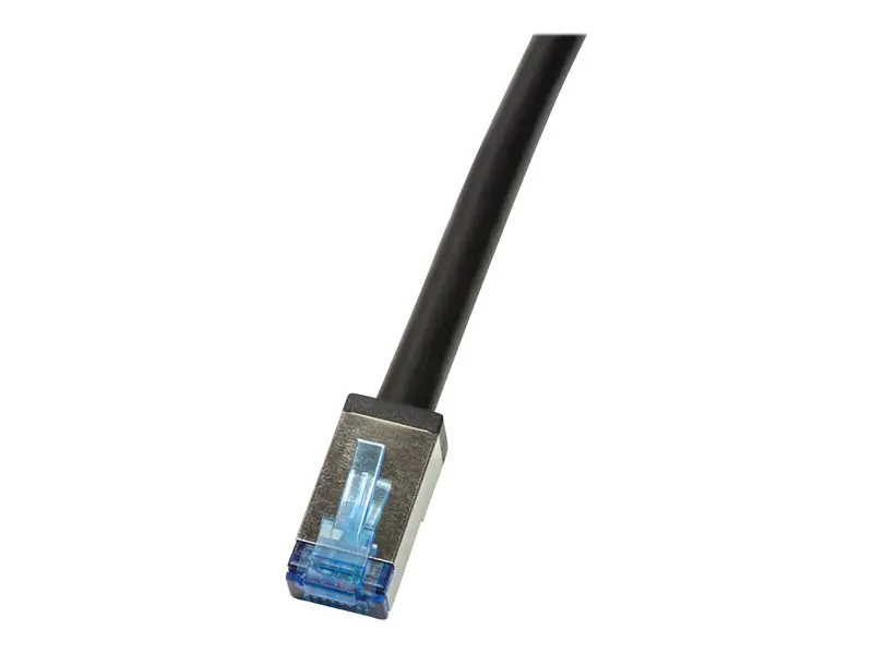 LogiLink Professional - Patch-Kabel - RJ-45 (M) zu RJ-45 (M) - 3 m - SFTP - CAT 6a - im Freien, halogenfrei - Schwarz