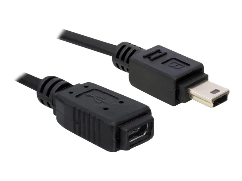 Delock - USB-Kabel - Mini-USB, Typ B (M) zu Mini-USB, Typ B (W) - 1 m