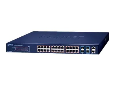 Planet SGS-5240-24P4X - Managed - L2/L3 - Gigabit Ethernet (10/100/1000) - Vollduplex - Power over Ethernet (PoE)