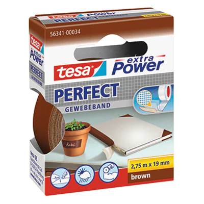 tesa Gewebeband Extra Power Perfect 56341-00034 19mmx2,75m braun tesa Gewebeband Extra Power Perfect 56341-00034 19mmx2,75m braun