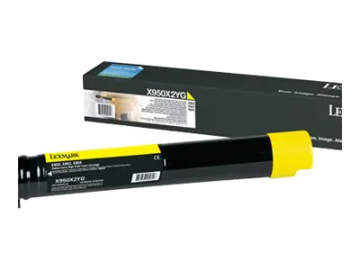 Lexmark - Besonders hohe Ergiebigkeit - Gelb - Original - Tonerpatrone LCCP - für Lexmark X950DE, X950dhe, X950dte, X952, X952DE, X952dhe, X952DTE, X954DE, X954DHE