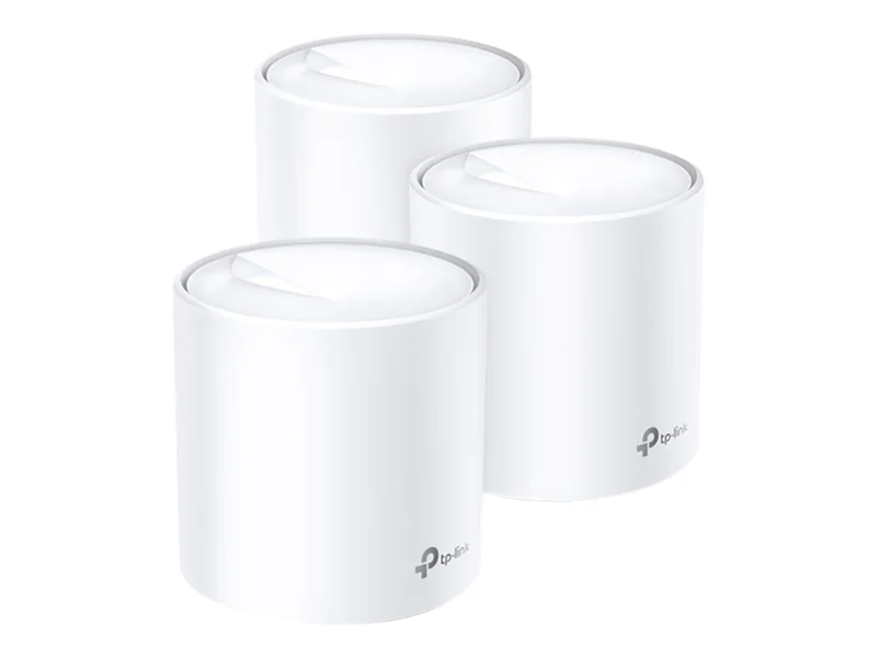 TP-Link Deco X20 - WLAN-System - (3 Router) 1GbE - Wi-Fi 6 - Dual-Band