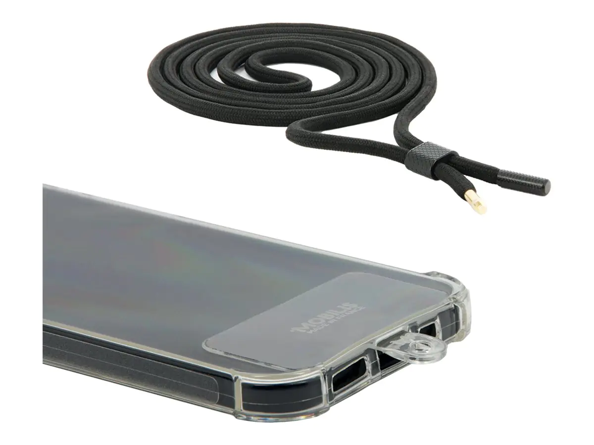 Mobilis - Tragriemen für Mobiltelefon-Schutzhülle - universal, abnehmbar - Schwarz