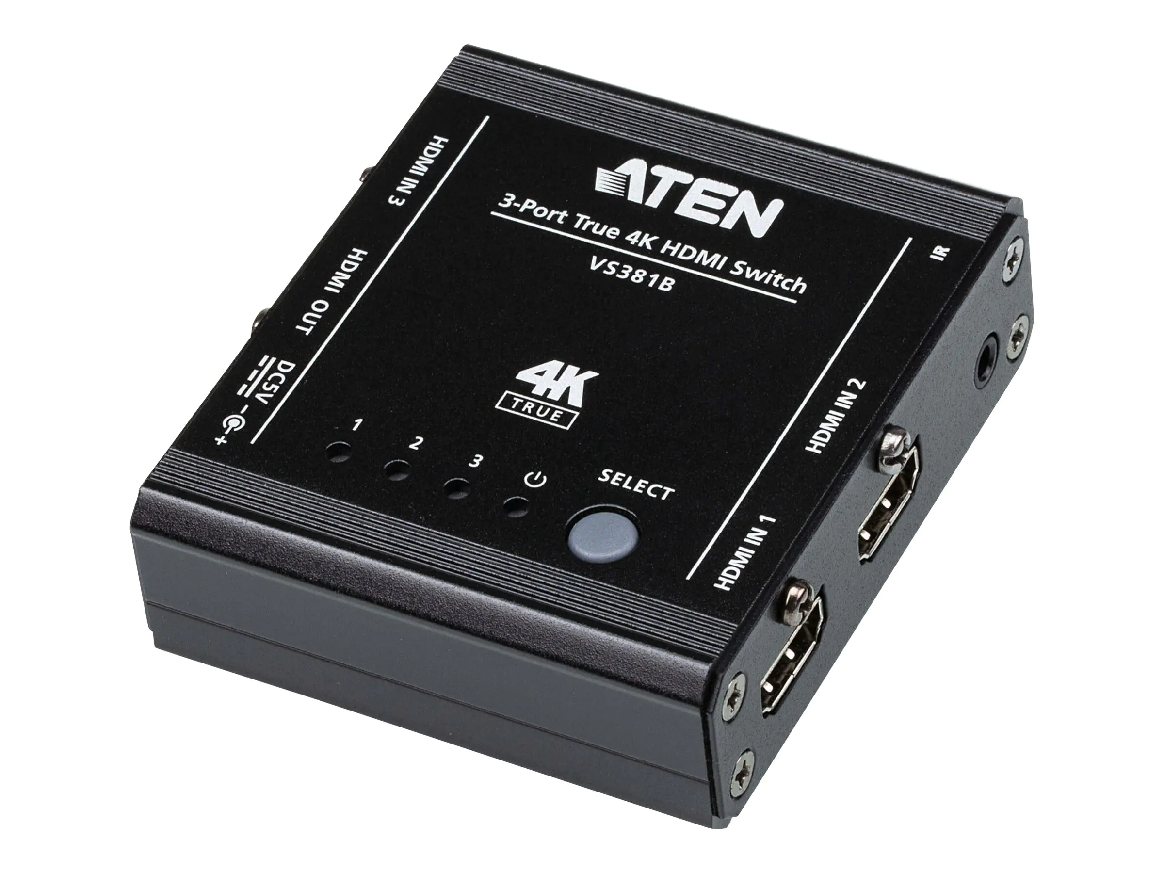 ATEN VS381B - Video/Audio-Schalter - 3 x HDMI - Desktop - für ATEN VP2730; VanCryst VS184B ATEN VS381B - Video/Audio-Schalter - 3 x HDMI - Desktop - für ATEN VP2730; VanCryst VS184B