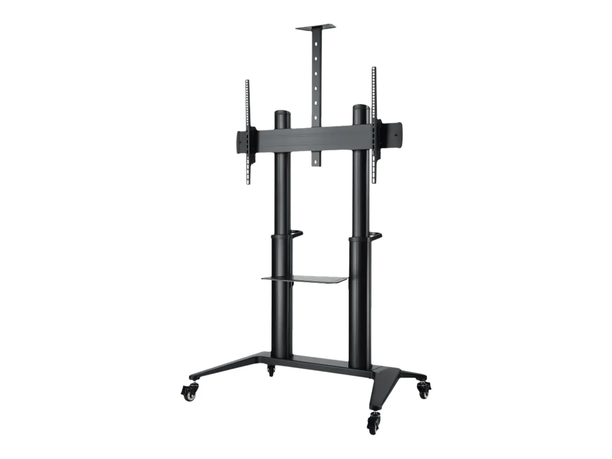 HAGOR BrackIT Stand HD XXL - Wagen - für Flachbildschirm / AV-Ausrüstung - Schwarz - Bildschirmgröße: 165-305 cm (65"-120")
