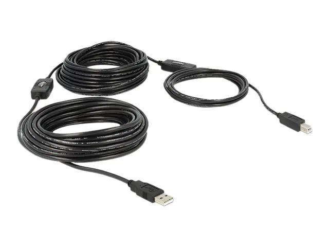 Delock - USB-Kabel - USB Typ B (M) zu USB (M) - USB 2.0 - 20 m - aktiv