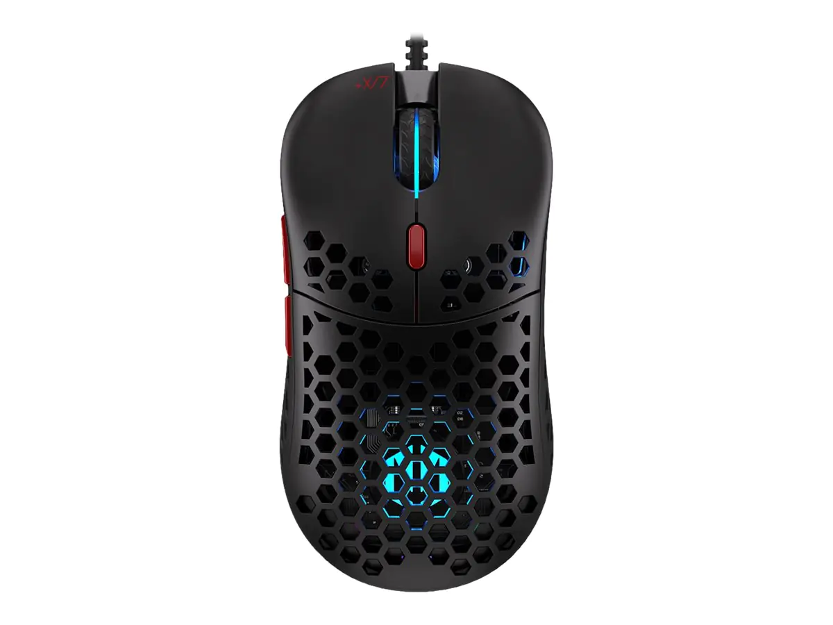 Endorfy LIX Plus - Maus - optisch - 6 Tasten - kabelgebunden - USB-A - Schwarz - retail