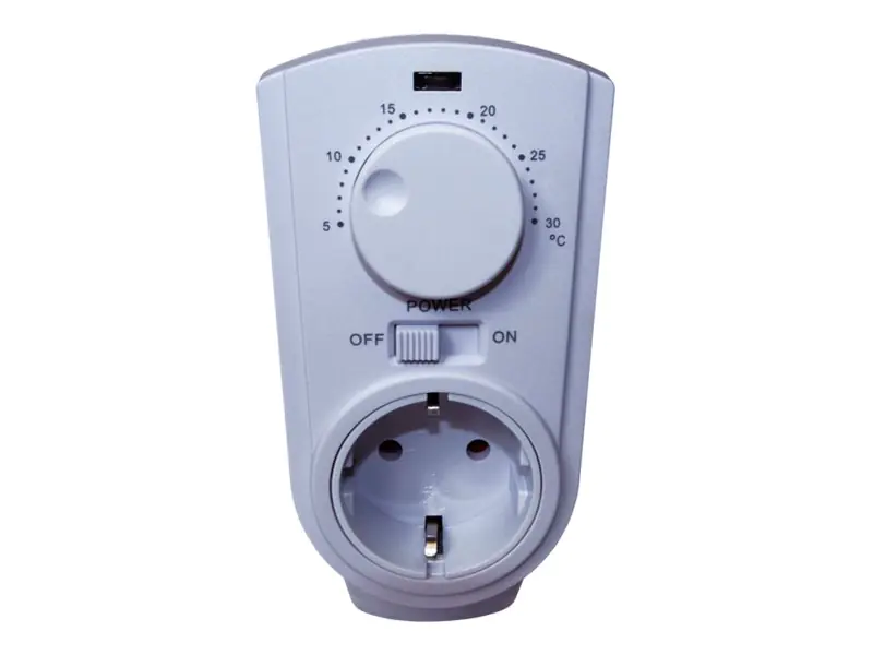 Bachmann Powersocket-Thermo Serie 8141 - Thermostat - weiß Bachmann Powersocket-Thermo Serie 8141 - Thermostat - weiß