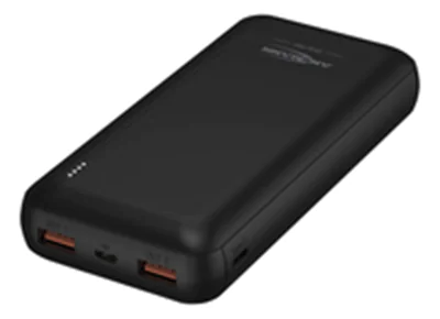 Ansmann PB320PD - Powerbank - 20000 mAh - 74 Wh - 20 watt - 3 A - QC 3.0, PD - 3 Ausgabeanschlussstellen (USB-C, 2 x 9-polige USB Typ A) 1700-0147