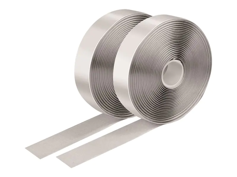 LogiLink Klettband-Set weiß Breite 25 mm Rolle 5m
