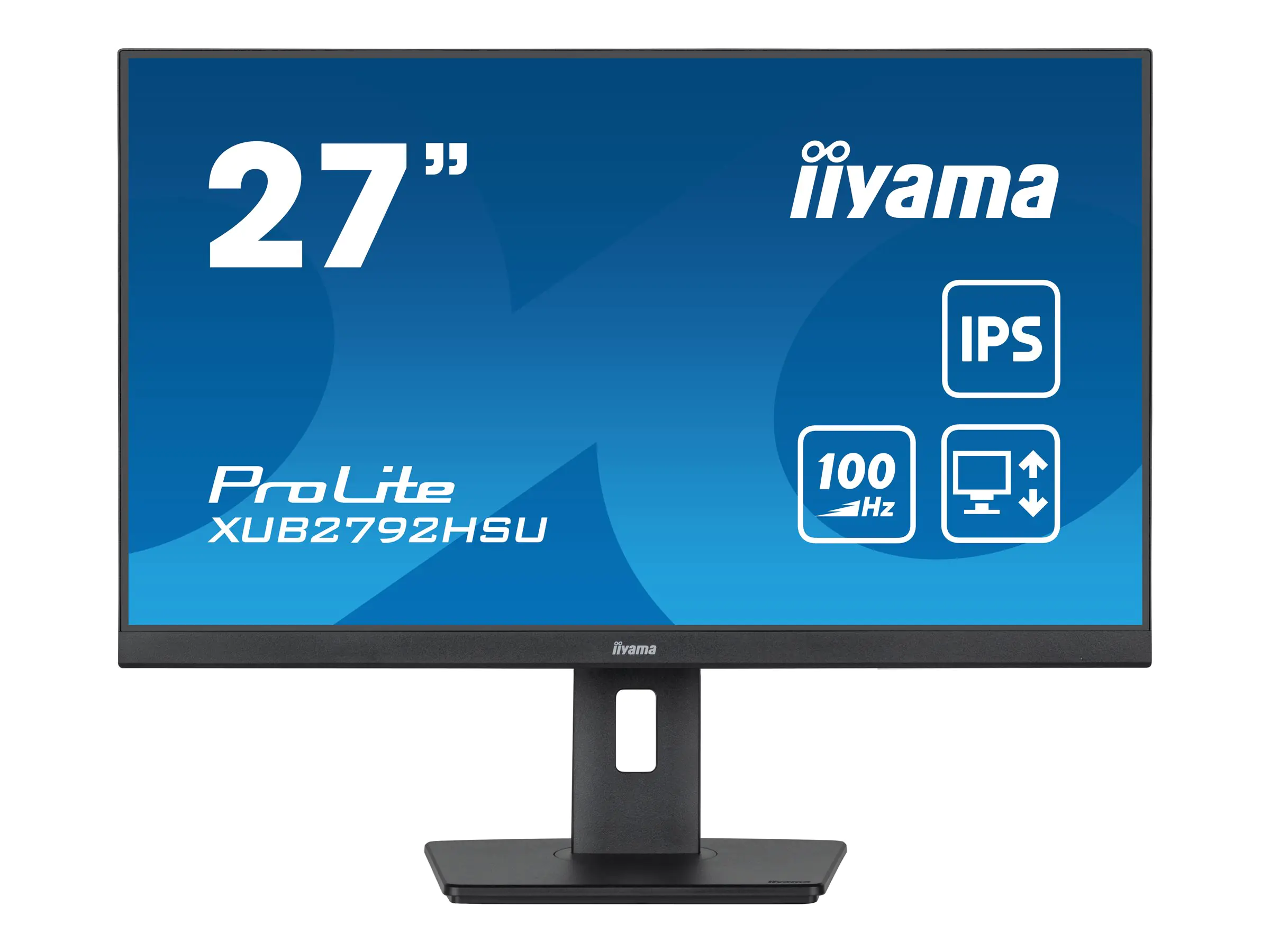 iiyama ProLite XUB2792QSU-B6 - LED-Monitor - 68.5 cm (27") - 2560 x 1440 WQHD @ 100 Hz - IPS - 250 cd/m² - 1300:1 - 0.4 ms - HDMI, DisplayPort - Lautsprecher - mattschwarz iiyama ProLite XUB2792QSU-B6 - LED-Monitor - 68.5 cm (27") - 2560 x 1440 WQHD @ 100 Hz - IPS - 250 cd/m² - 1300:1 - 0.4 ms - HDMI, DisplayPort - Lautsprecher - mattschwarz