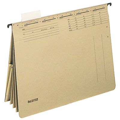 Leitz Hängehefter ALPHA® DIN A4 250g/m² Natronkarton, recycelt naturbraun 25 St./Pack. Leitz Hängehefter ALPHA® DIN A4 250g/m² Natronkarton, recycelt naturbraun 25 St./Pack.