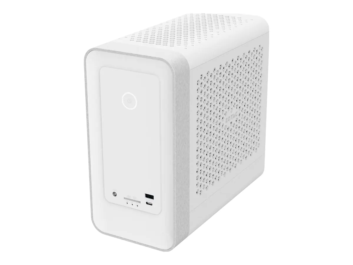 Zotac ZBOX MAGNUS ONE ERP54060W - Mini-PC - Core i5 13400 / 2.5 GHz - RAM 16 GB - SSD 1 TB - NVMe - GeForce RTX 4060 - Bluetooth 5.2, 1GbE, 2.5GbE, Wi-Fi 6 - WLAN: Bluetooth 5.2, 802.11a/b/g/n/ac/ax - Win 11 Home - Monitor: keiner