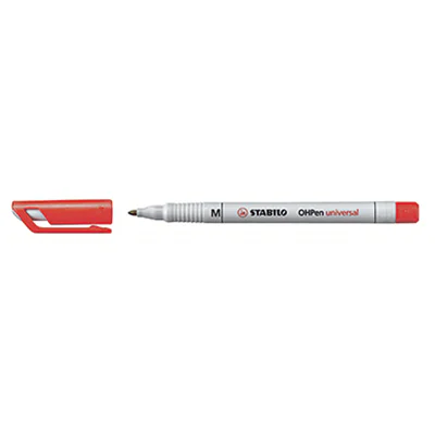 STABILO Folienschreiber OHPen 853/40 M 1mm rot STABILO Folienschreiber OHPen 853/40 M 1mm rot