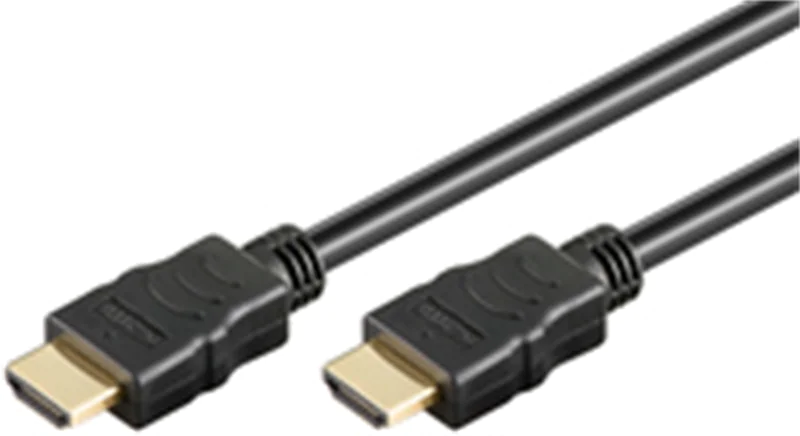 Goobay 58263, 1 m, HDMI Typ A (Standard), HDMI Typ A (Standard), 3D, 48 Gbit/s, Schwarz