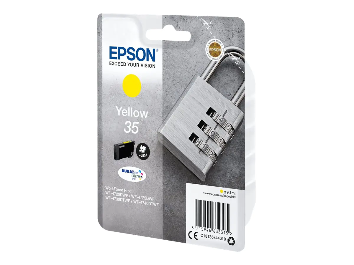 Epson 35 - 9.1 ml - Gelb - original - Blister C13T35844020