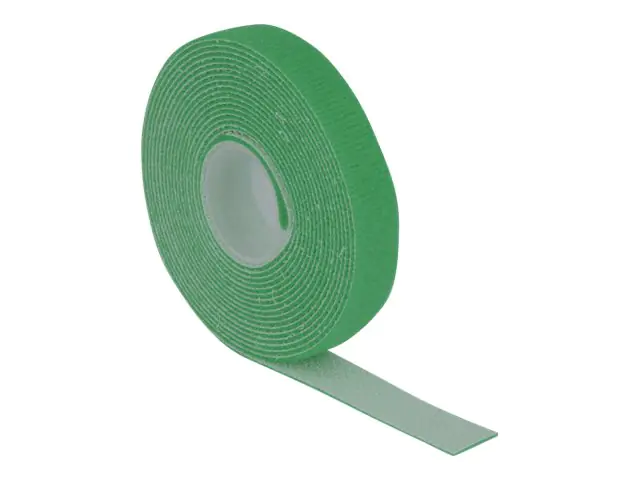 Delock Klettverschluss - 3 m - grün