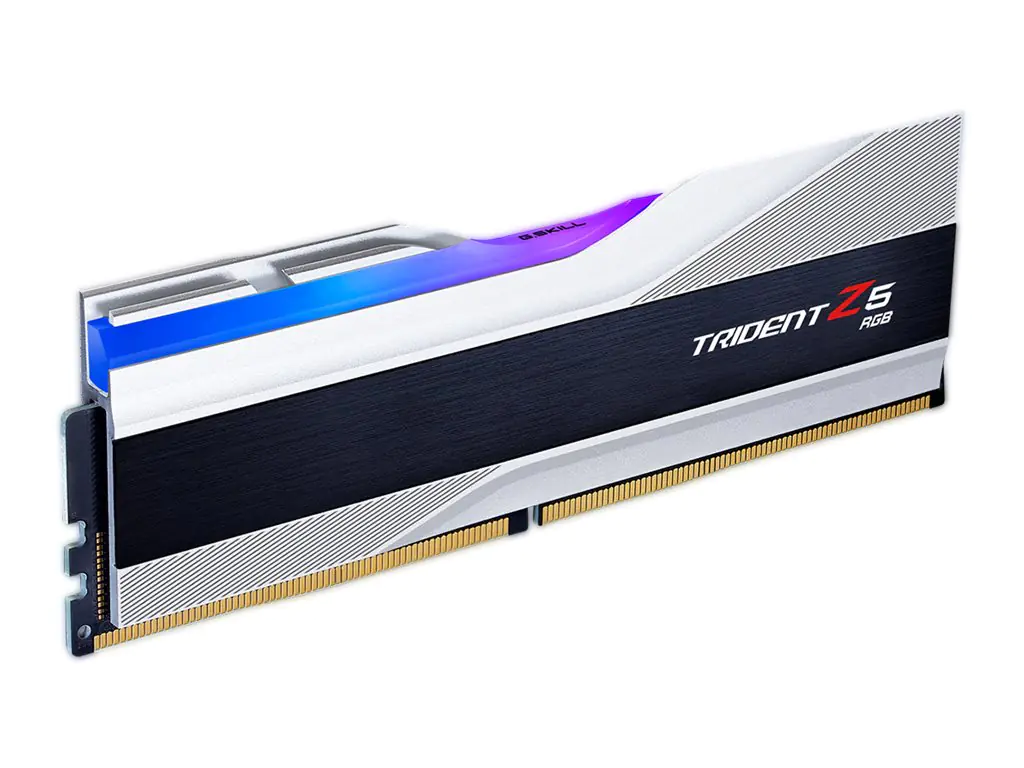 G.Skill Trident Z5 RGB - DDR5 - Kit - 32 GB: 2 x 16 GB - DIMM 288-PIN - 6000 MHz / PC5-48000 - CL36 - 1.3 V - ungepuffert - non-ECC - metallisch silber