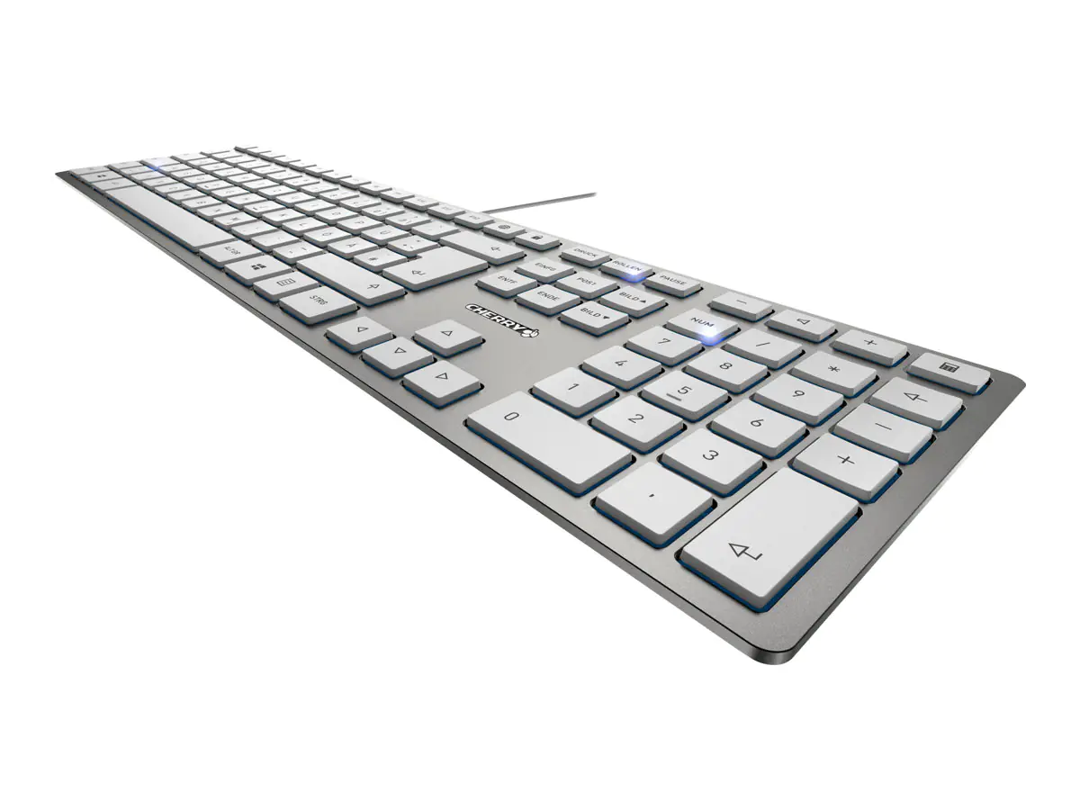 CHERRY KC 6000 SLIM FOR MAC - Tastatur - USB - Deutsch - Tastenschalter: CHERRY SX - Silber CHERRY KC 6000 SLIM FOR MAC - Tastatur - USB - Deutsch - Tastenschalter: CHERRY SX - Silber