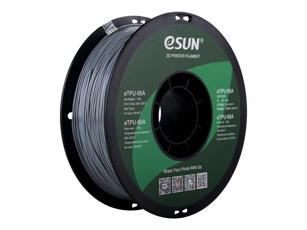 Esun - Grau - 1 kg - TPU-95A Filament (3D) Esun - Grau - 1 kg - TPU-95A Filament (3D)