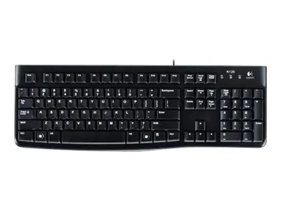 Logitech K120 - Tastatur - USB - Italienisch - Schwarz - OEM