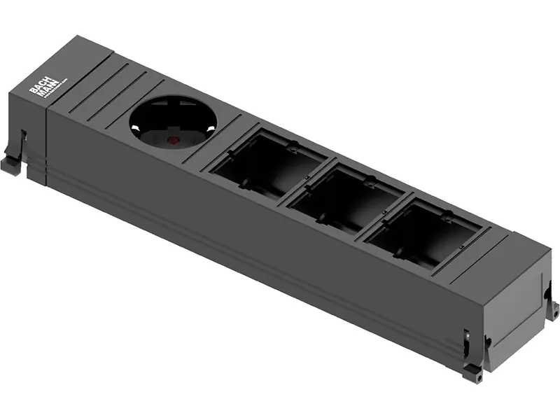 Bachmann POWER FRAME - Steckdosenleiste - Eingabe, Eingang GST18i3 - Ausgangsanschlüsse: 1 - 10 cm - Deutschland - Schwarz Bachmann POWER FRAME - Steckdosenleiste - Eingabe, Eingang GST18i3 - Ausgangsanschlüsse: 1 - 10 cm - Deutschland - Schwarz